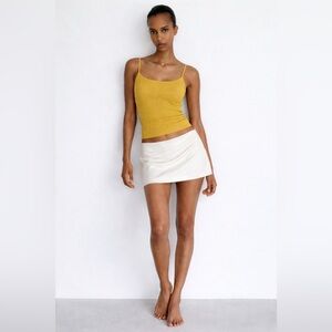 Aritzia Ten Rival Satin Skort